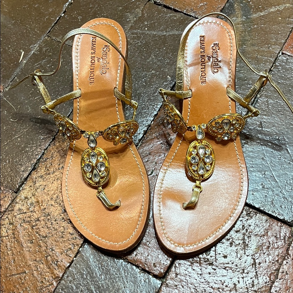 Sandalo for KEMP’S BOUTIQUE Italian sandals size 38 equivalent to size 8 US